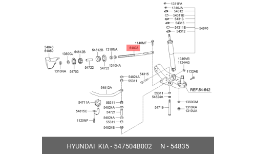 Стойка стабилизатора Hyundai/Kia, арт. 54750-4B002