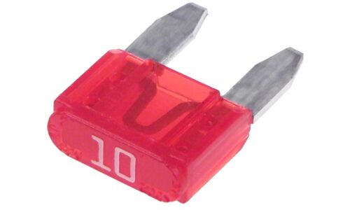 Предохранитель автомобильный Mitsubishi, флажковый, мини (MINI S1035-1/FN), красный, 10А, арт. MS810886