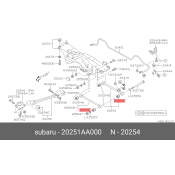 Сайлентблок Subaru, арт. 20251-AA000