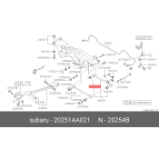 Сайлентблок Subaru, арт. 20251-AA021