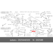 Сайлентблок Subaru, арт. 20254-AE020