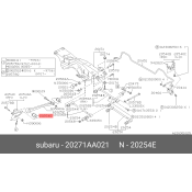 Сайлентблок заднего рычага Subaru, арт. 20271-AA021