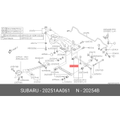 Сайлентблок заднего рычага Subaru, арт. 20251-AA061