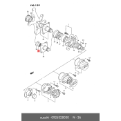Подшипник ступицы колеса | перед | ( 926328030 ) Suzuki, арт. 09263-28030