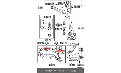Сайлентблок TOYOTA