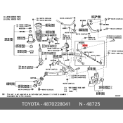Сайлентблок рычага подвески Toyota, арт. 48702-28041
