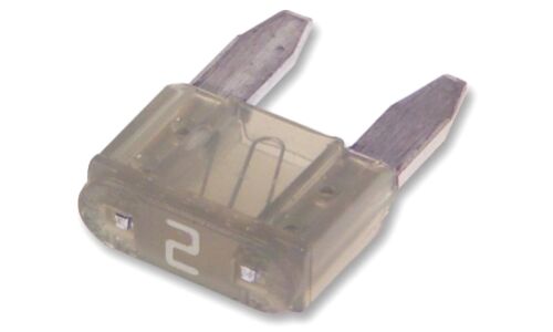 Предохранитель автомобильный Toyota, флажковый, мини (MINI S1035-1/FN), серый, 2А, арт. 90982-09015