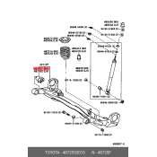 Сайлентблок балки моста Toyota, арт. 48725-52010