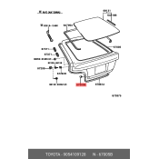 Сайлентблок рычага подвески Toyota, арт. 90541-09128