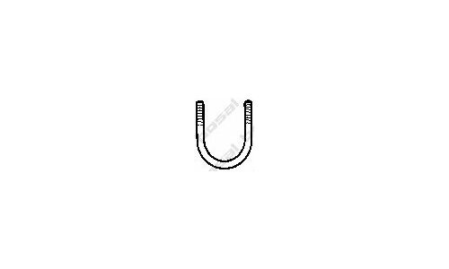 Хомут крепления выхлопной трубы Bosal, арт. 250-665