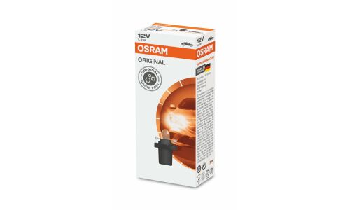 Лампа Osram Original Line BAX (B8.5d black, T5), 12В, 1.2Вт, арт. 2721 MF
