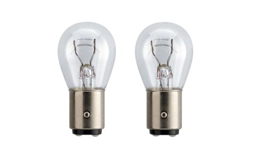 Лампа Philips VisionPlus P21/5W (BAY15d, S25), 12В, 21/5Вт, комплект 2 шт