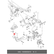 Сайлентблок заднего рычага VAG, арт. 1K0 505 541 D