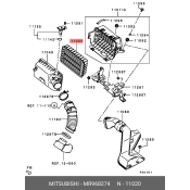 Фильтр воздушный Mitsubishi, арт. MR968274