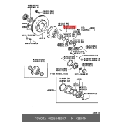 Подшипник ступицы колеса Toyota, арт. 90368-45087