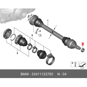 Гайка ступицы BMW, арт. 33 41 1 133 785