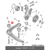 Сайлентблок переднего рычага Citroen/Peugeot, арт. 3523.91