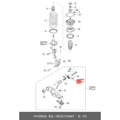 Сайлентблок переднего рычага Hyundai/Kia, арт. 0K2A1-34-46Y