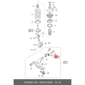 Сайлентблок рычага подвески | зад прав Hyundai/Kia, арт. 0K2A13446X
