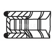 Комплект поршневых колец Mahle, арт. 011 06 N0