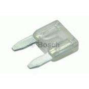 Предохранитель автомобильный Bosch, флажковый, мини (MINI S1035-1/FN), прозрачный, 25А, арт. 1987529033