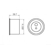 Ролик ремня ГРМ GMB, арт. GT10111 (GMB)