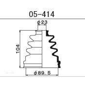 Пыльник ШРУСа Maruichi, внутренний, арт. 05-414