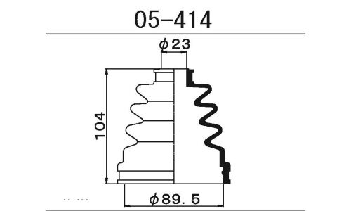 Пыльник ШРУСа Maruichi, внутренний, арт. 05-414