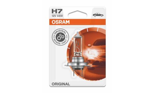 Лампа галогенная Osram Original Line H7 (PX26d, T11), 12В, 55Вт, 3200К, 1 шт, арт. 64210-01B