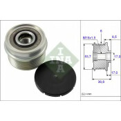 Шкив генератора с обгонной муфтой INA, арт. 535 0074 10