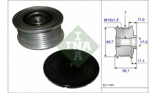 Механизм свободного хода генератора INA, арт. 535 0084 10