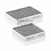Фильтр салонный Mann-Filter, угольный, комплект 2 элемента, арт. CUK 21 000-2