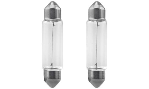 Лампа Osram Original Line Festoon (SV8.5, T10x41), 12В, 10Вт, 3200К, комплект 2 шт, арт. 6411-2BL