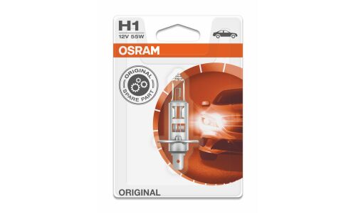 Лампа галогенная Osram Original Line H1 (P14.5s, T8), 12В, 55Вт, 3200К, 1 шт, арт. 64150-01B