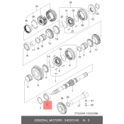 Подшипник ступицы колеса GM, арт. 94535169