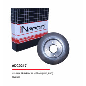 Диск тормозной Allies Nippon, задний, арт. ADC0217