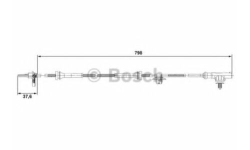 Датчик ABS | перед Bosch, арт. 0 265 007 687