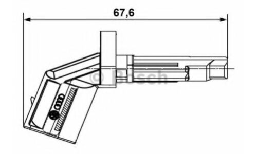 Датчик ABS Bosch, арт. 0265007930