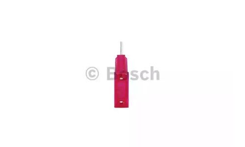 Предохранитель автомобильный Bosch, флажковый, мини (MINI S1035-1/FN), розовый, 4А, арт. 1 987 529 027