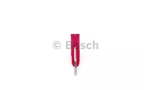 Предохранитель автомобильный Bosch, флажковый, мини (MINI S1035-1/FN), розовый, 4А, арт. 1 987 529 027