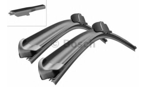 Щетки стеклоочистителя Bosch Aerotwin 700мм (28") + 650мм (26") бескаркасные, всесезонные, со спойлером, крепление Pinch Tab, комплект 2 шт, арт. 3 397 007 100