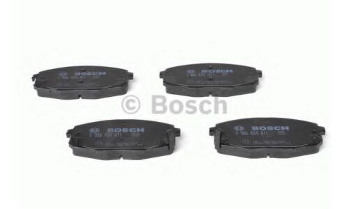 Колодки тормозные дисковые Bosch, передние, комплект на ось (4 шт), арт. 0 986 424 811