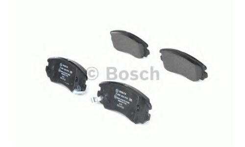 Колодки тормозные дисковые Bosch, передние, комплект на ось (4 шт), арт. 0 986 424 815