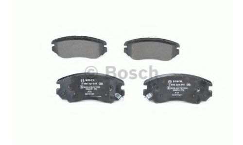 Колодки тормозные дисковые Bosch, передние, комплект на ось (4 шт), арт. 0 986 424 815
