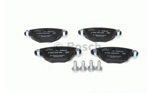 Колодки тормозные дисковые Bosch, задние, комплект на ось (4 шт), арт. 0 986 494 046