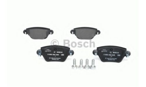 Колодки тормозные дисковые Bosch, задние, комплект на ось (4 шт), арт. 0 986 494 046