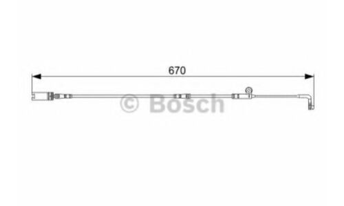Датчик износа тормозных колодок Bosch, арт. 1 987 473 002