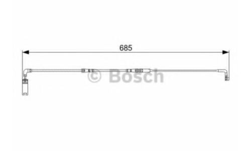 Датчик износа тормозных колодок Bosch, арт. 1 987 473 003