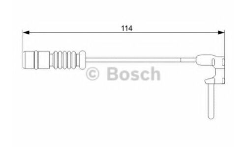 Датчик износа тормозных колодок Bosch, арт. 1 987 473 011