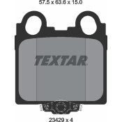 Колодки тормозные дисковые | зад Textar, арт. 2342901
